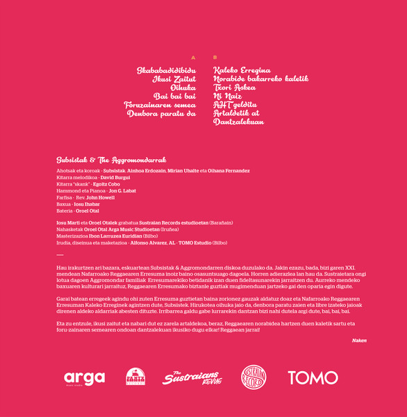 Subsistak & The Aggromondarrak - Dantzalekuan - Imagen 2